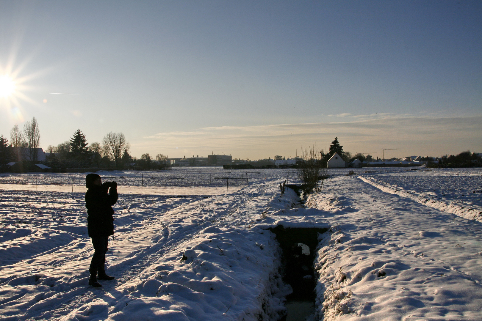 erster Schnee, zumindest in Nürnberg...