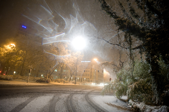 " Erster Schneesturm im Düsseldorf "