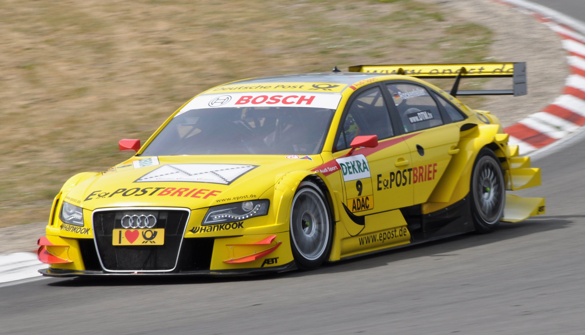 Erster Sieg in der DTM. Mike Rockenfeller