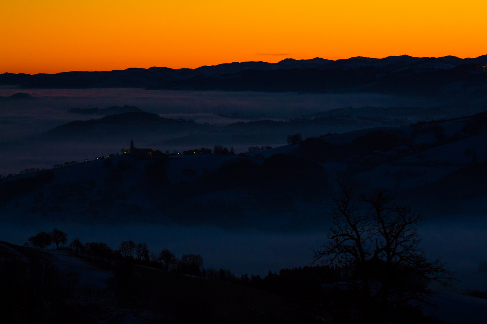 erster Sonnenaufgang im Jahr 2017