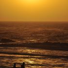 Erster Sonnenuntergang 2011 auf Sylt