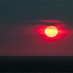 Erster Sonnenuntergang auf See