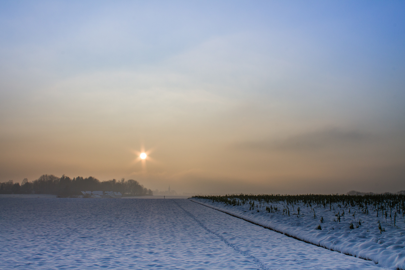 Erster Sonnenuntergang in 2015