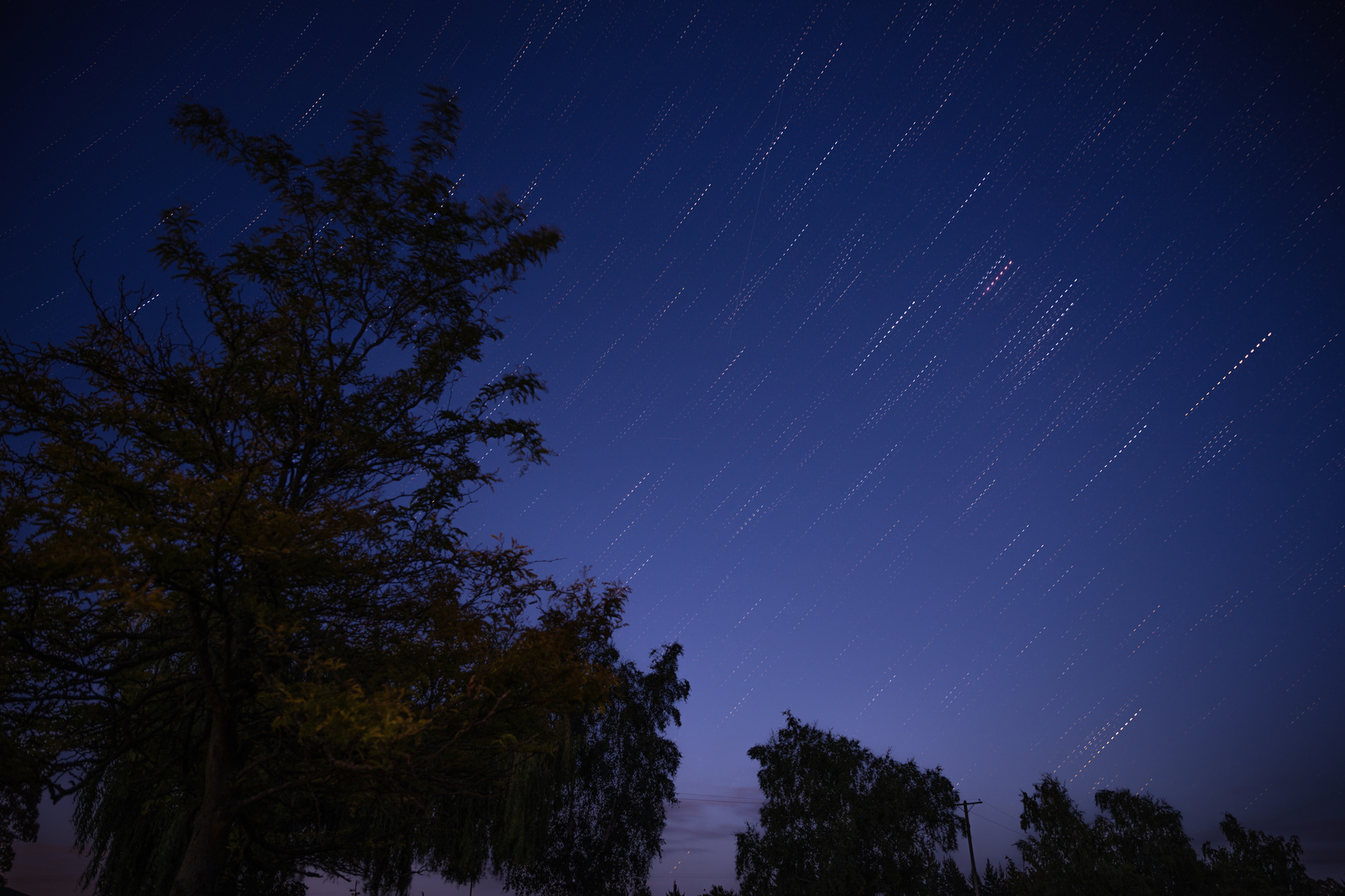 Erster Startrails Versuch in Neuseeland