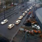 Erster Tilt-Shift-Versuch aus dem Fenster