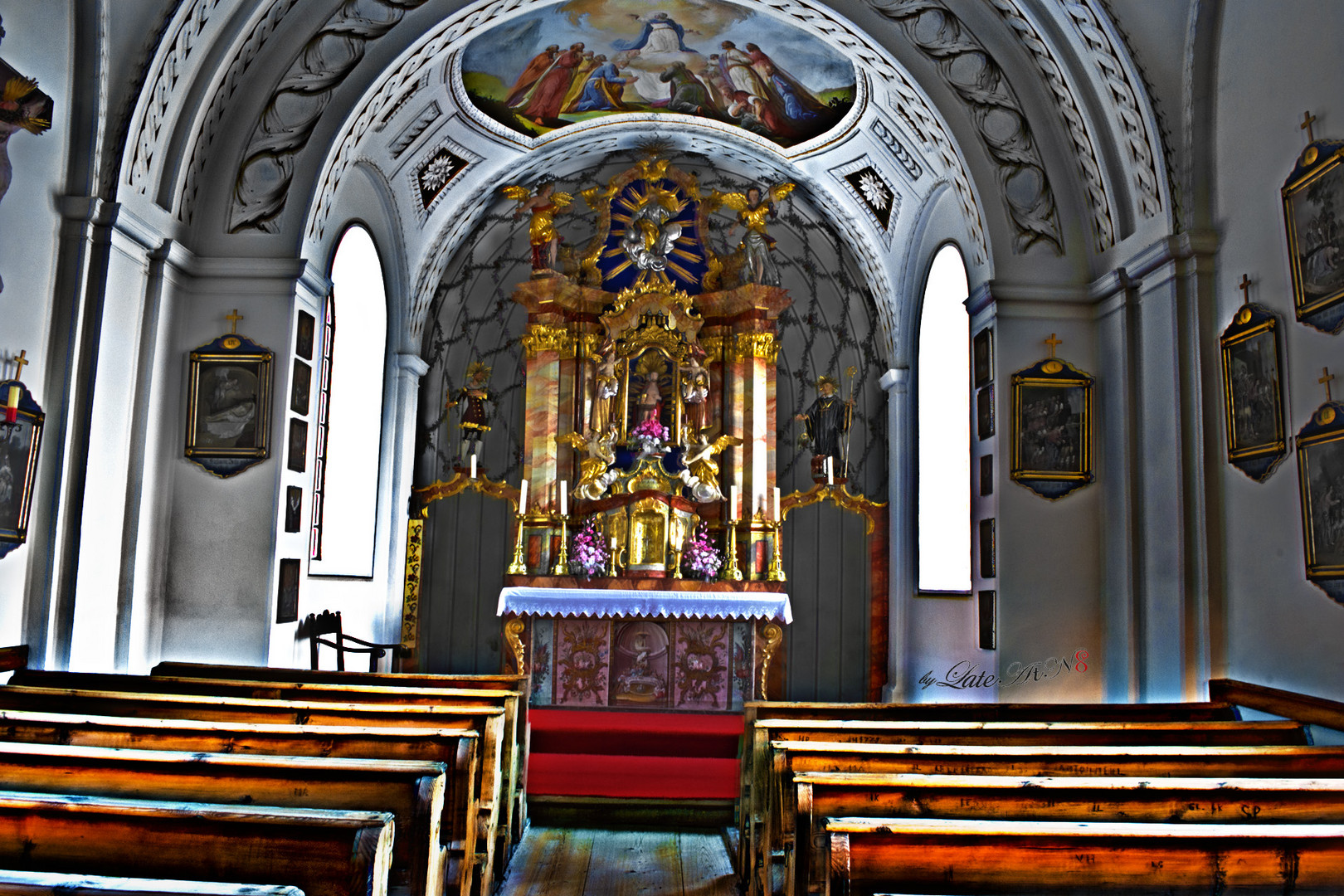 Erster Versuch Kirche in HDR