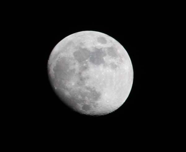 Erster Versuch - Mond vom 08.03.09