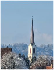 Erster zaghafter Schnee in Matzingen