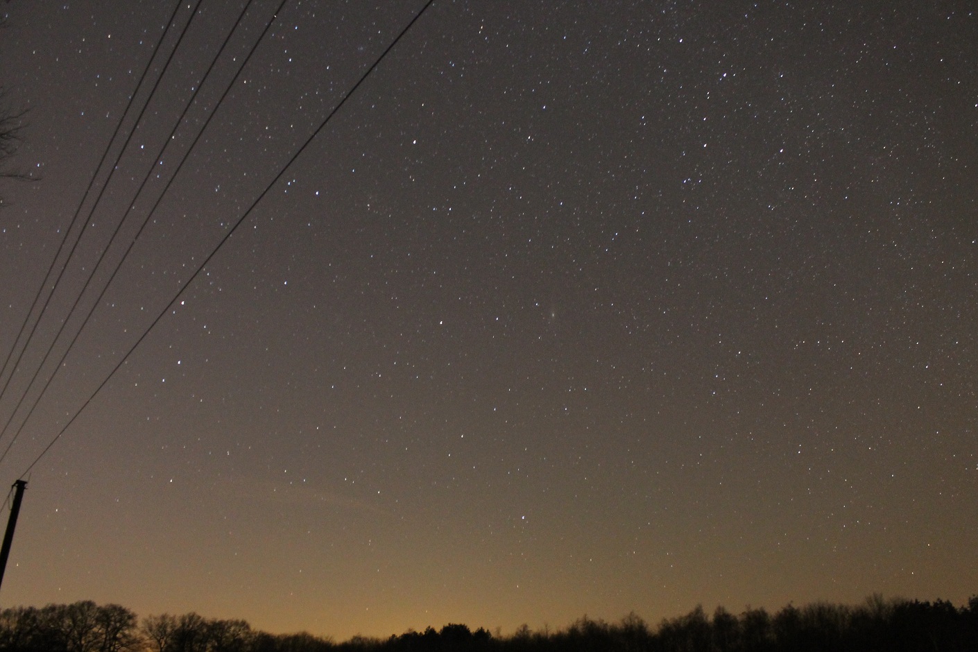 Erstes Astrofoto mit M31/Andromeda