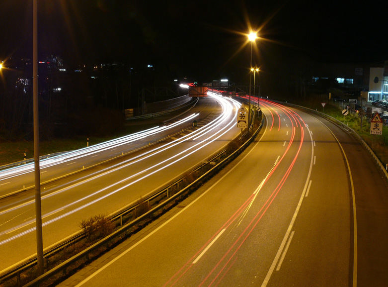 erstes Autobahn-Foto