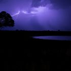 Erstes Frühlings - Gewitter im Etosha - Park