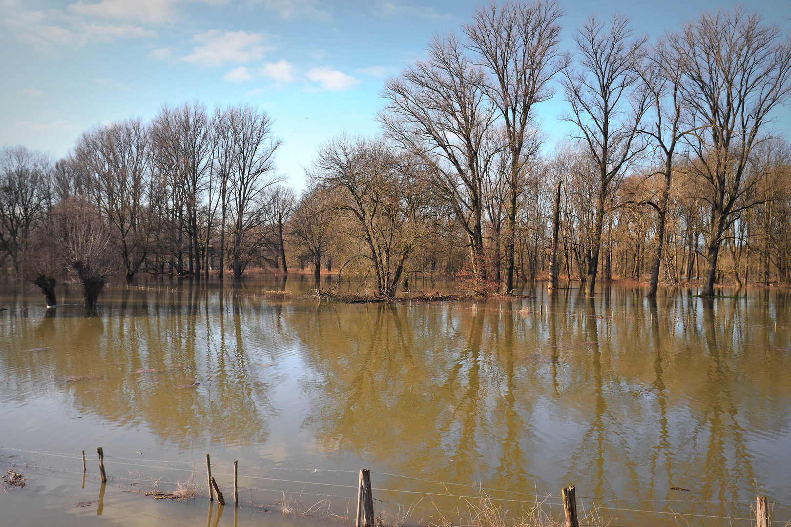 Erstes Hochwasser