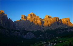 Erstes Licht auf der "Sella"