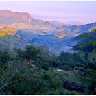  erstes Licht im Macao  Gebirge