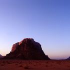 erstes Licht im Wadi Rum