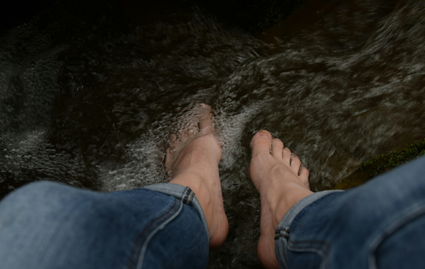 Erstes Mal baden in diesem Jahr.