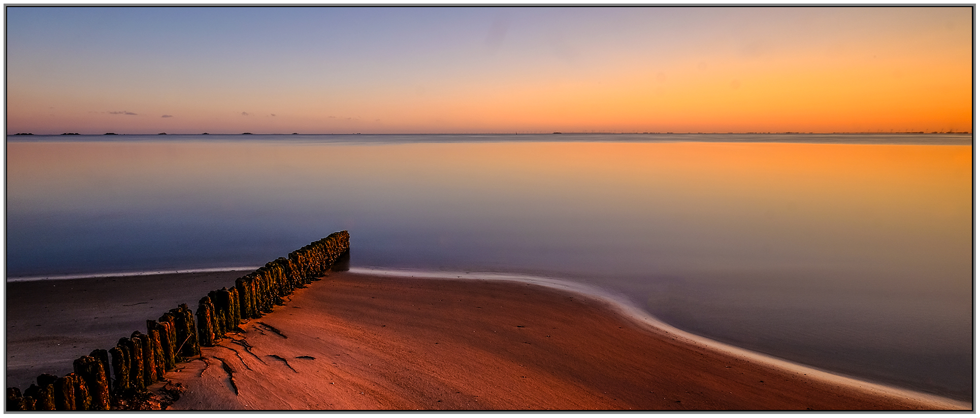 Erstes Morgenlicht auf Föhr