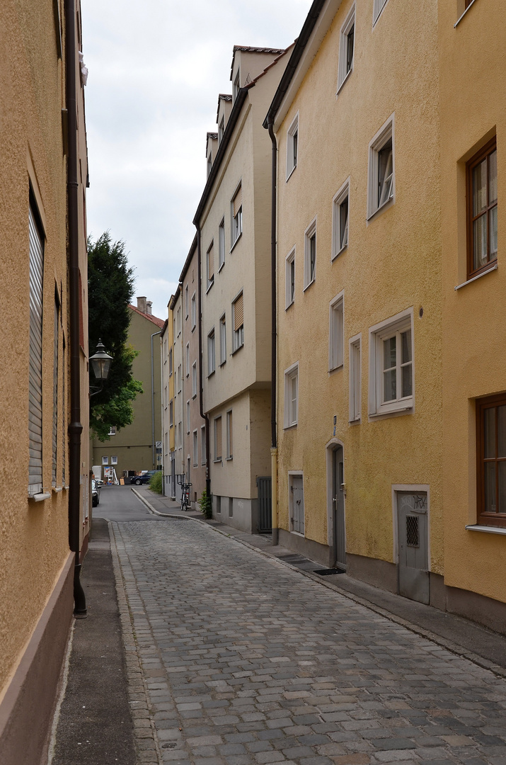 Erstes Quergäßchen, Augsburg, August 2012