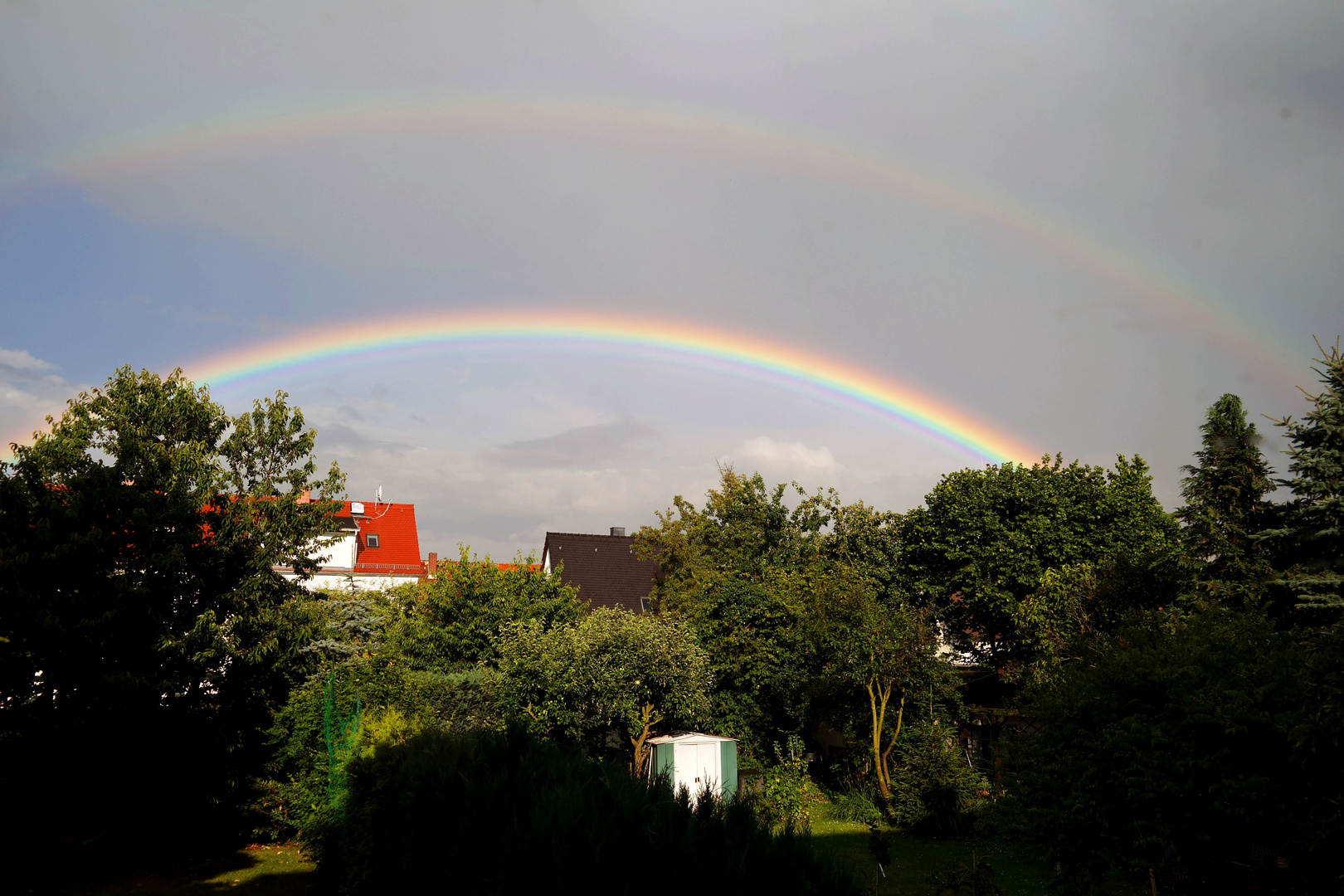 erstes Regenbogenfoto