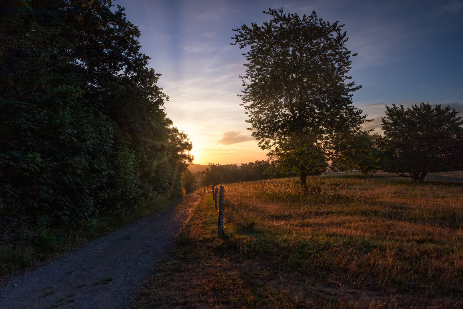 Erstes Sonnenlicht