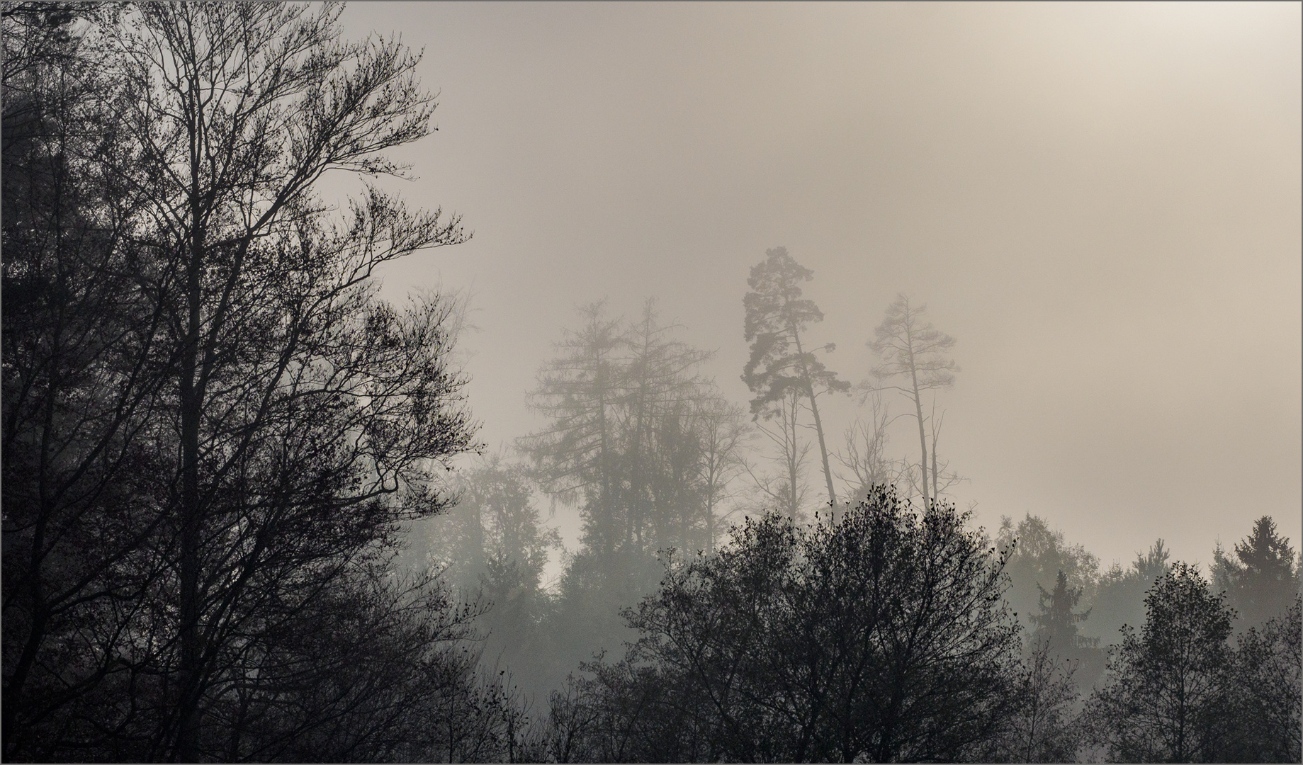 Erstmals war Novemberwetter