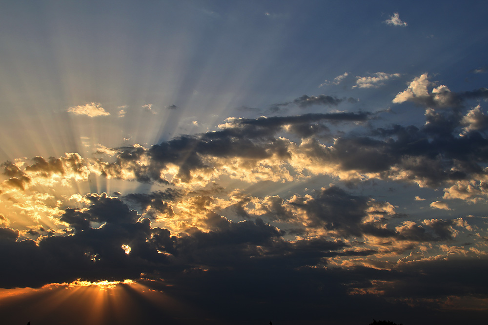 erstrahlte Wolkenwelt......