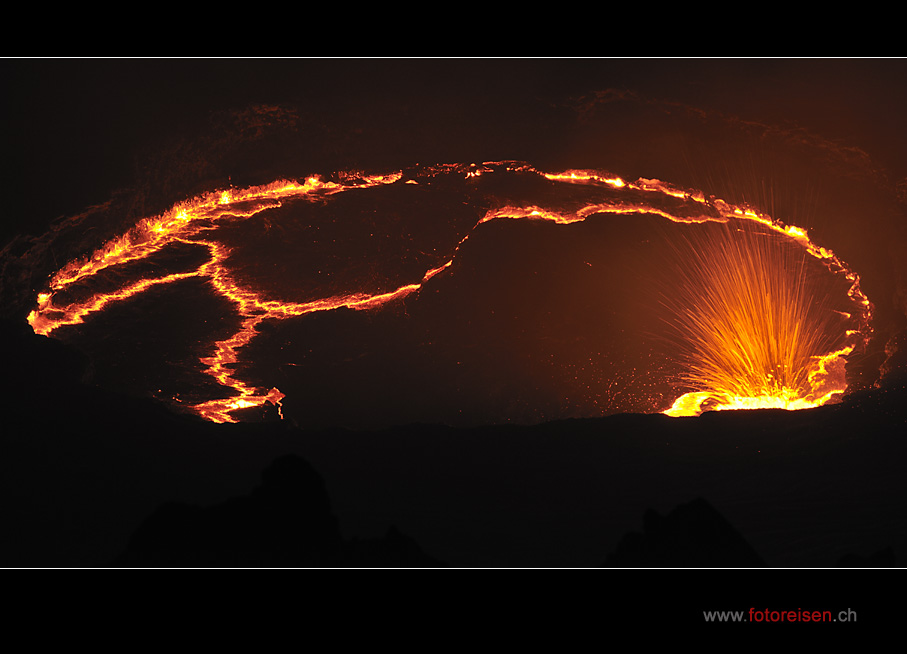 Erte Ale aktiver Vulkan