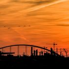 Ertrinken im Sonnenuntergang