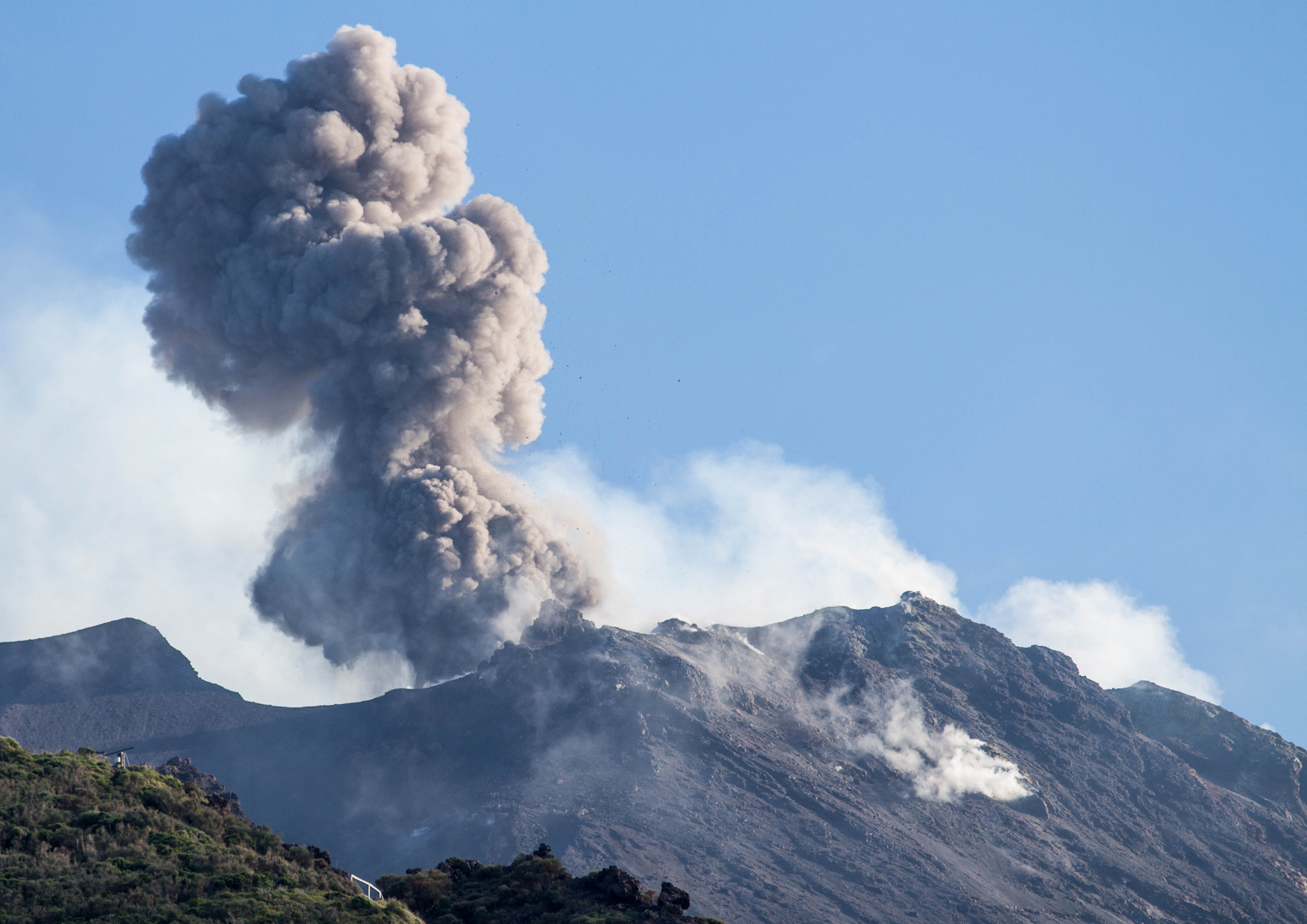 Eruption am Stromboli