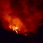 Eruption du Piton de la Fournaise en août 2019 sur l'île de la Réunion.