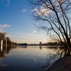 Erwachender Tag am Hafen