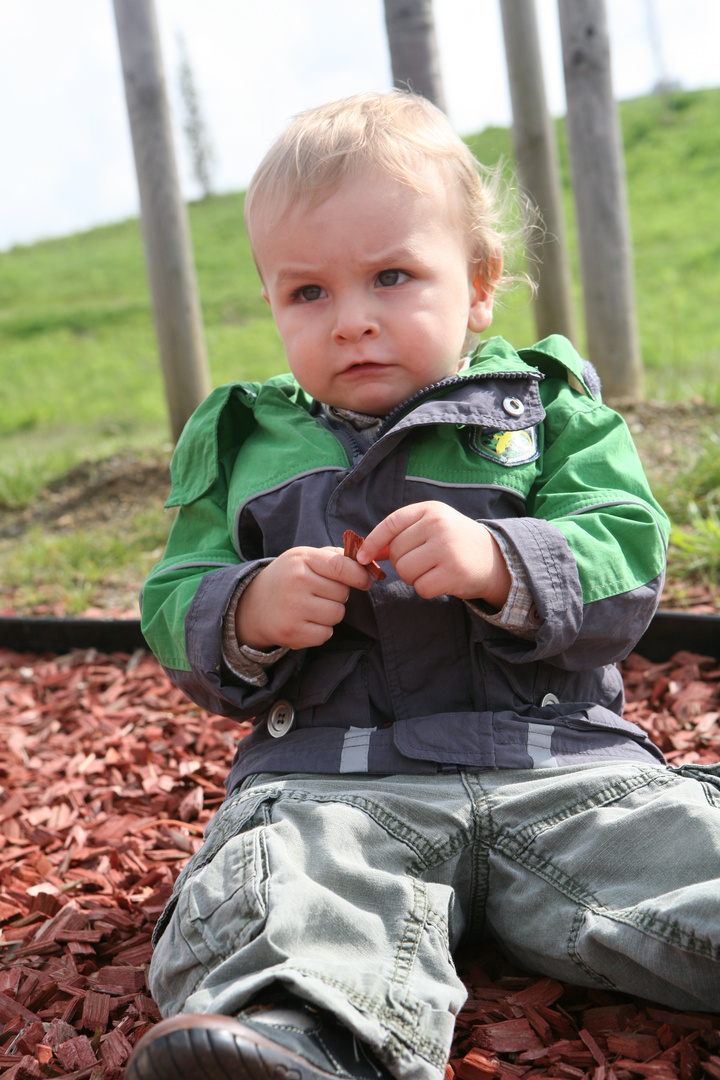 Erwin auf´m Spielplatz