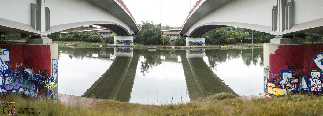 Erwin-Fuchs Brücke Heilbronn, eine interprätative Collage