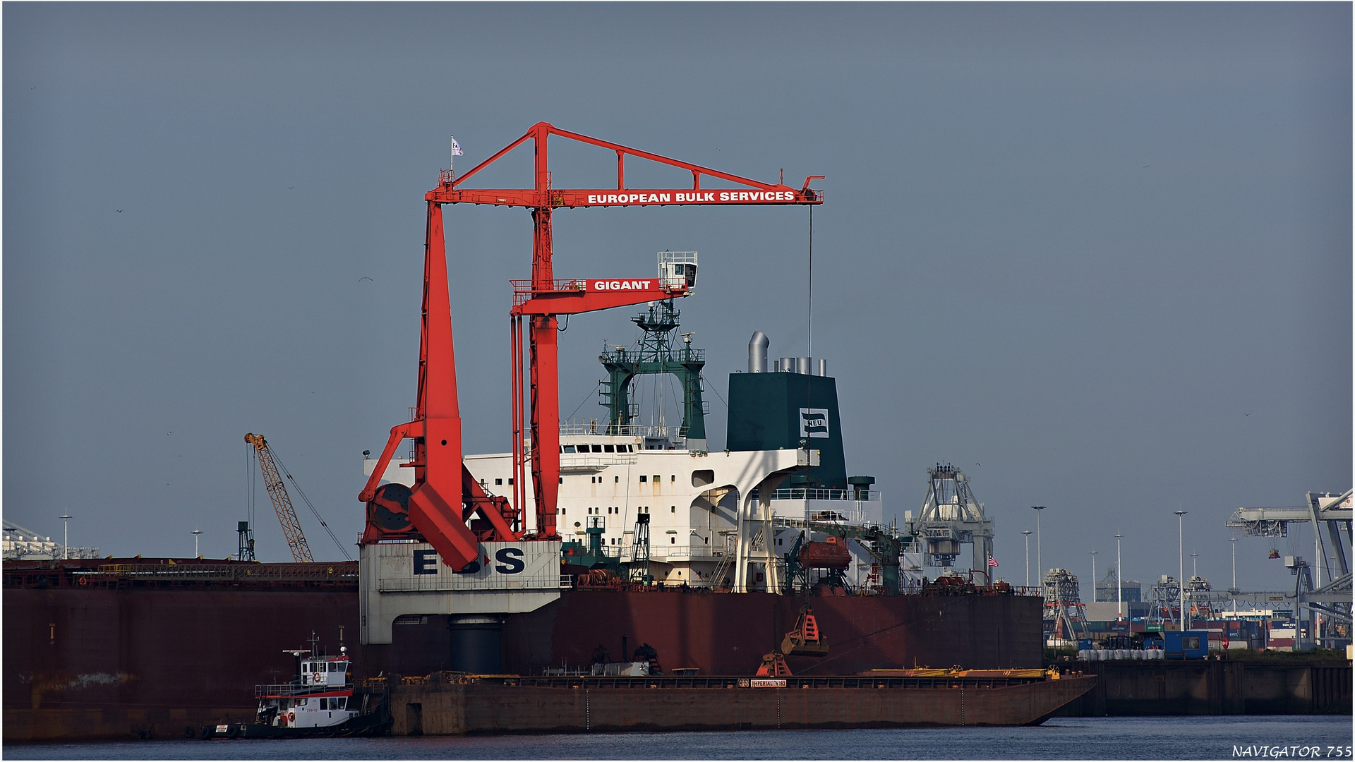 Erz für die Hochöfen in Duisburg und Salzgitter. II / Rotterdam