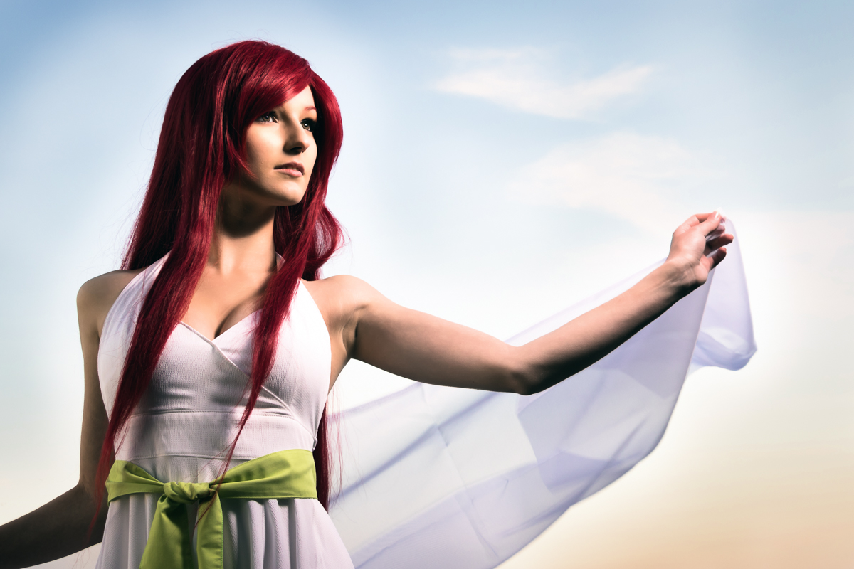 Erza Scarlet - Windy Beach