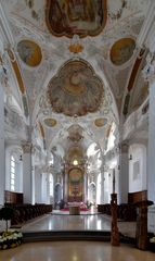 Erzabteikirche St. Martin zu Beuron Blick in den Chorraum