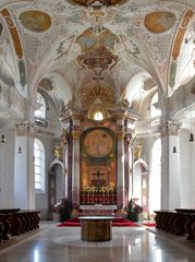 Erzabteikirche St. Martin zu Beuron Blick in den Chorraum