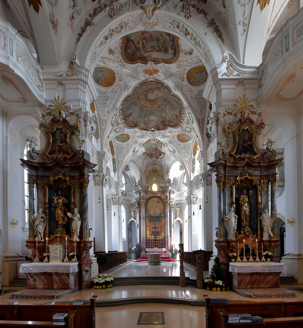 Erzabteikirche St. Martin zu Beuron Blick zum Altar