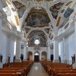 Erzabteikirche St. Martin zu Beuron Blick zur Orgel