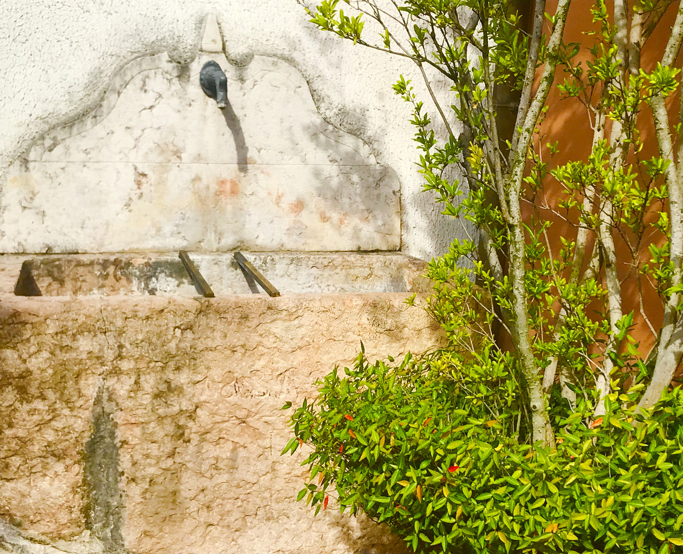 Erzählend von alten Brunnen