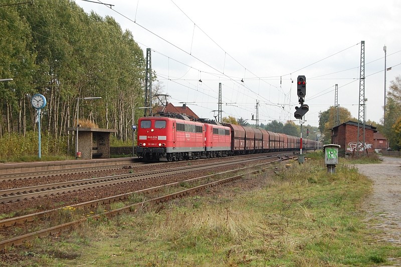 Erzbomber auf den Weg nach Hamburg