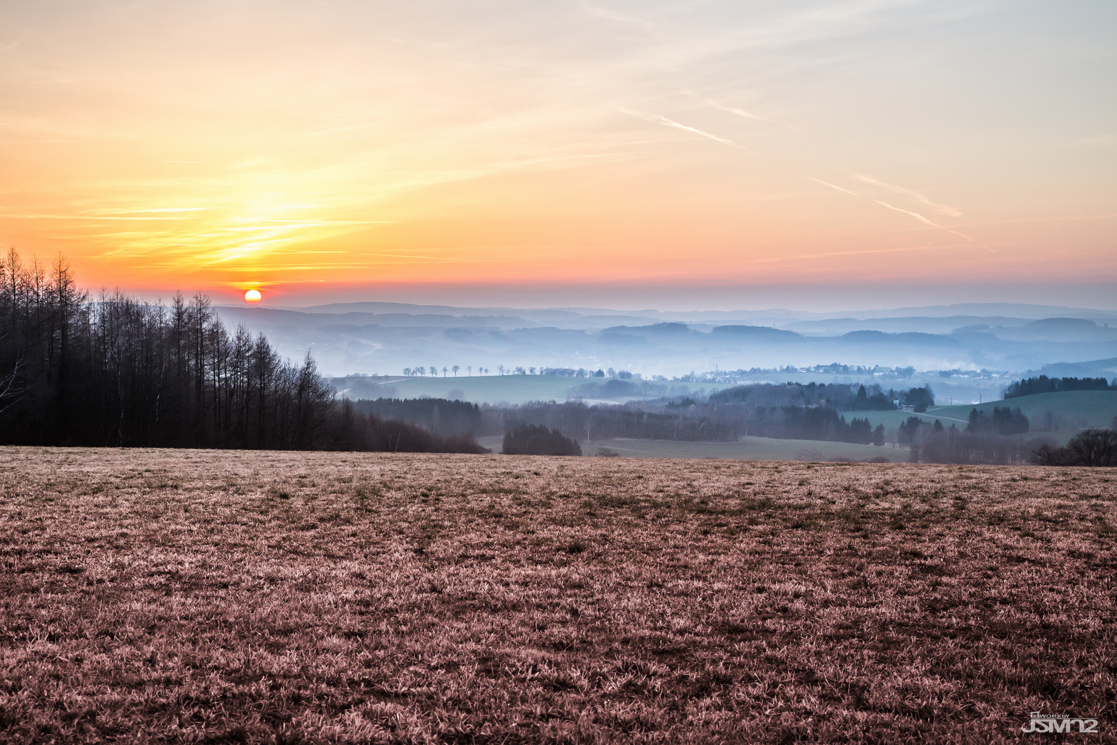 •Erzgebirge an Saharastaub•