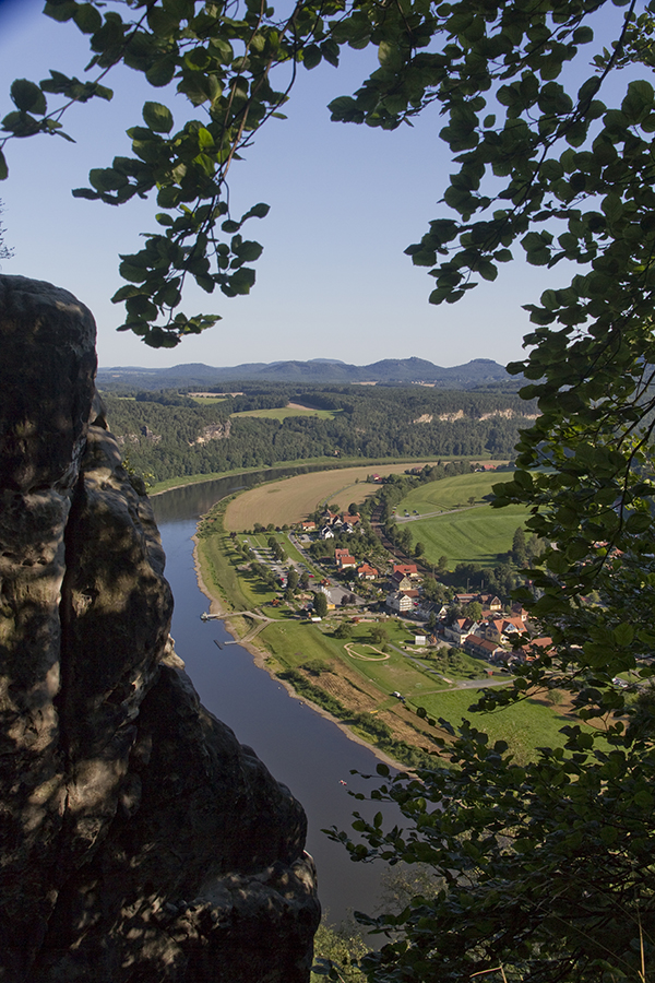 Erzgebirge, Basteiblick