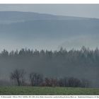 Erzgebirge Landschaft im Nebel 