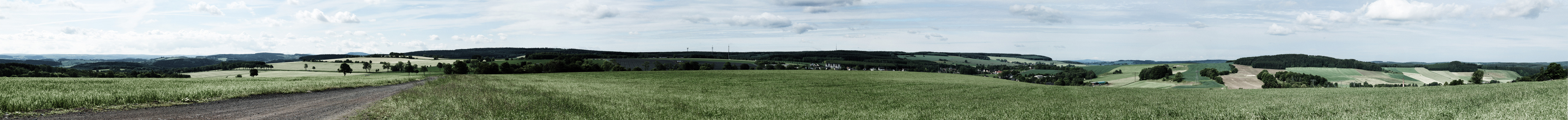 Erzgebirgspanorama über Auerbach