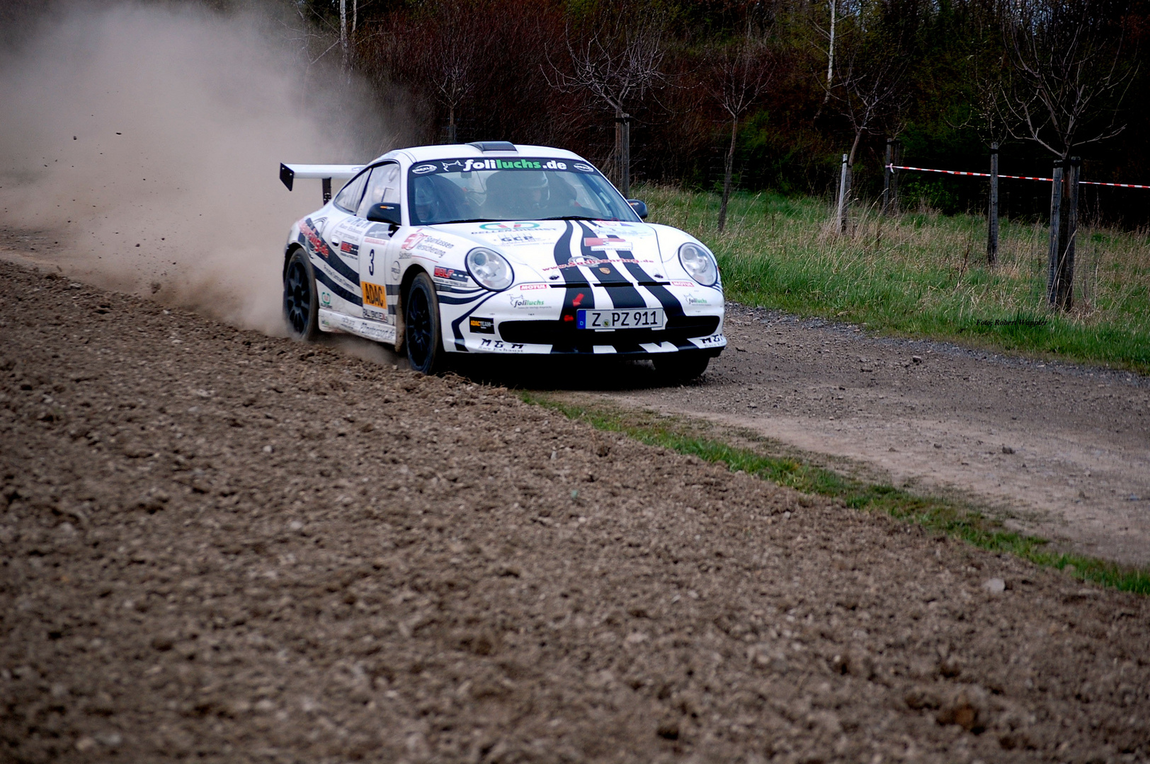 Erzgebirgsrallye Gewinner 2012 Ruben & Petra Zeltner mit seinen Porsche 996 GT 3