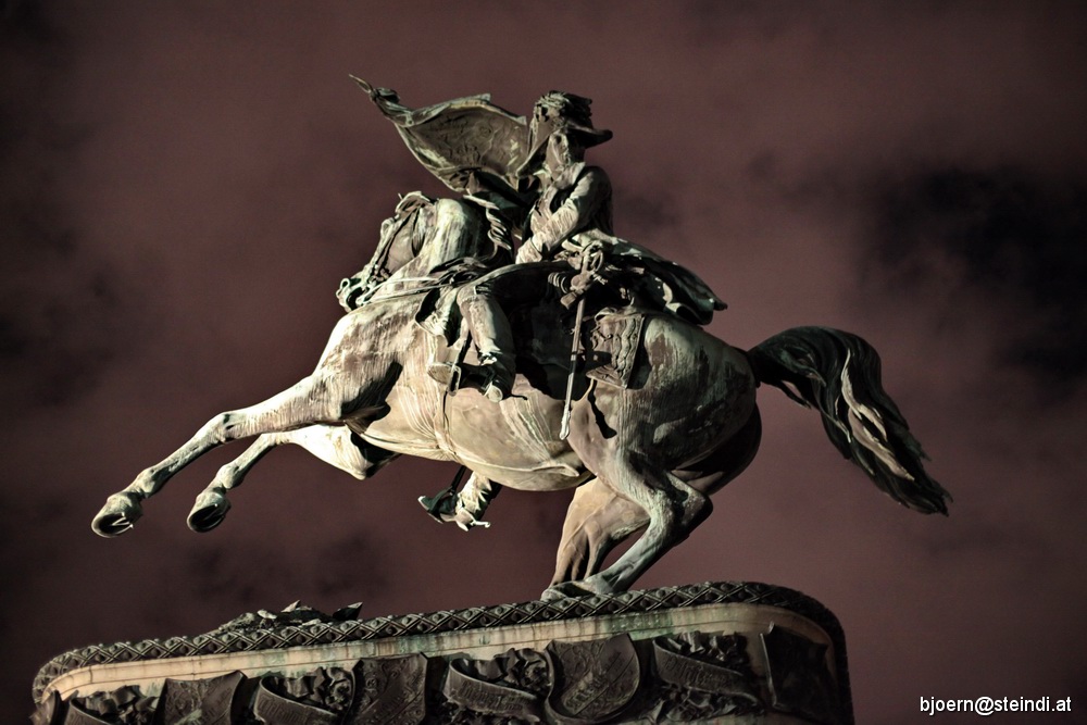 ErzherzogKarl Monument am Heldenplatz in Wien