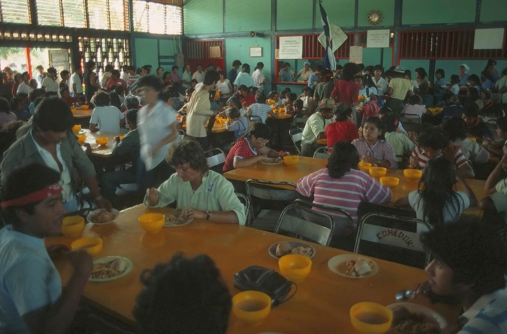 Erziehungsministerium - Kantine, Managua, 1986