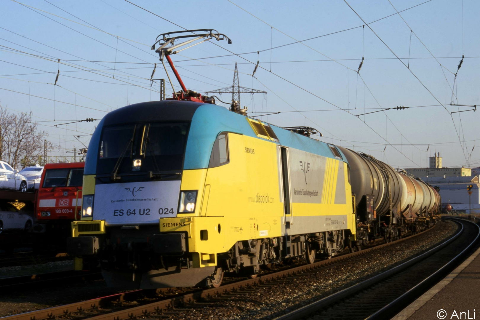 ES 64 U2 024 der Karsdorfer Eisenbahngesellschaft