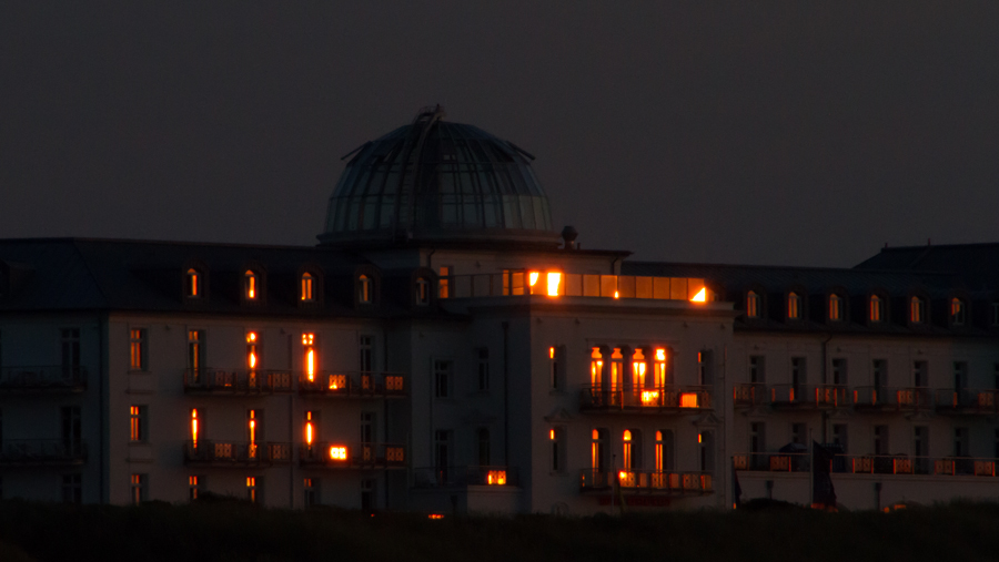 Es brennt - Sonnenuntergang